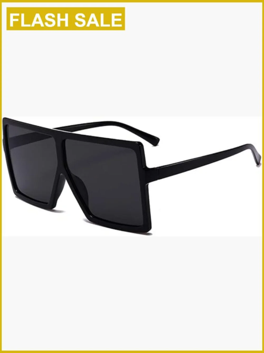 Oversized Square Sunglasses Uv Protection Lightweight Wrap Around